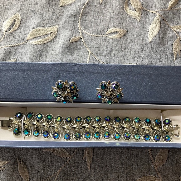 Rare Vintage CORO Pegasus AURORA BOREALIS Jewelry - Picture 4 of 8